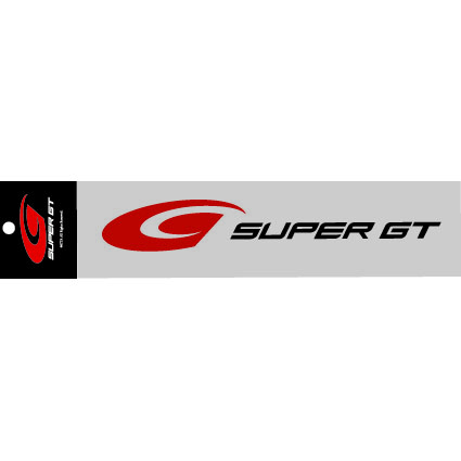 SUPER GT カッティングロゴステッカー（大/ブラック）