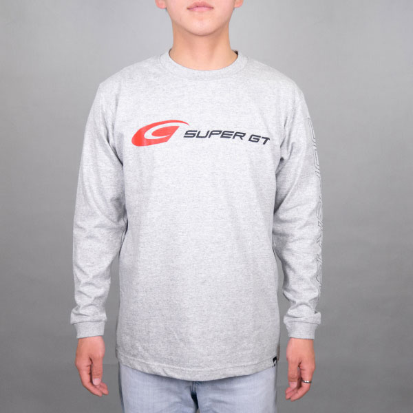 SUPER GT スタンダードロングスリーブTシャツ (杢グレー/XLサイズ