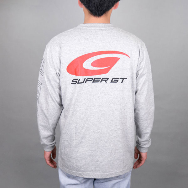 SUPER GT スタンダードロングスリーブTシャツ (杢グレー/XLサイズ)