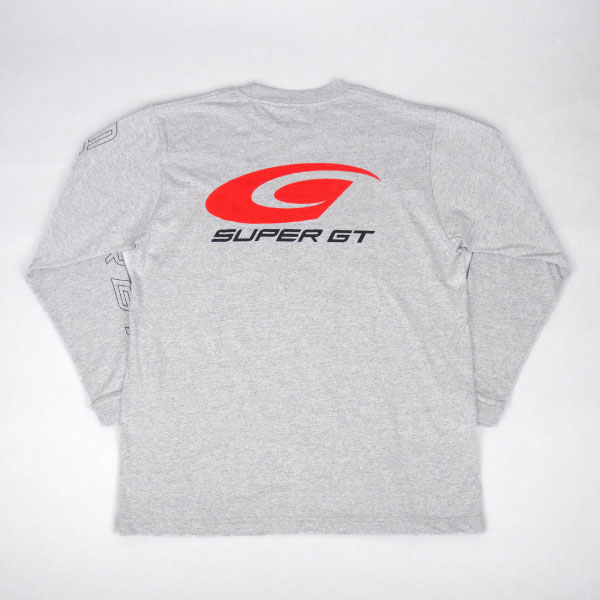 SUPER GT スタンダードロングスリーブTシャツ (杢グレー/XLサイズ