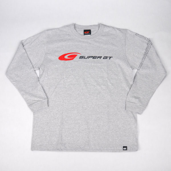 SUPER GT スタンダードロングスリーブTシャツ (杢グレー/Lサイズ)