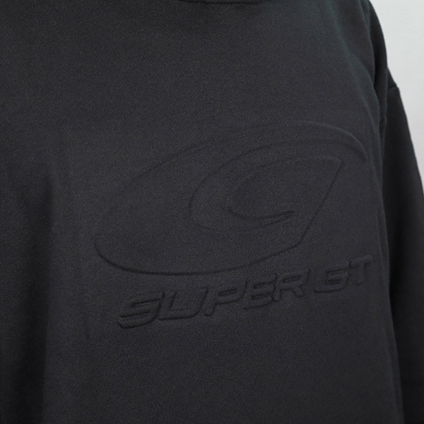 SUPER GT エンボスロゴ プルオーバーパーカー（ブラック/Sサイズ）