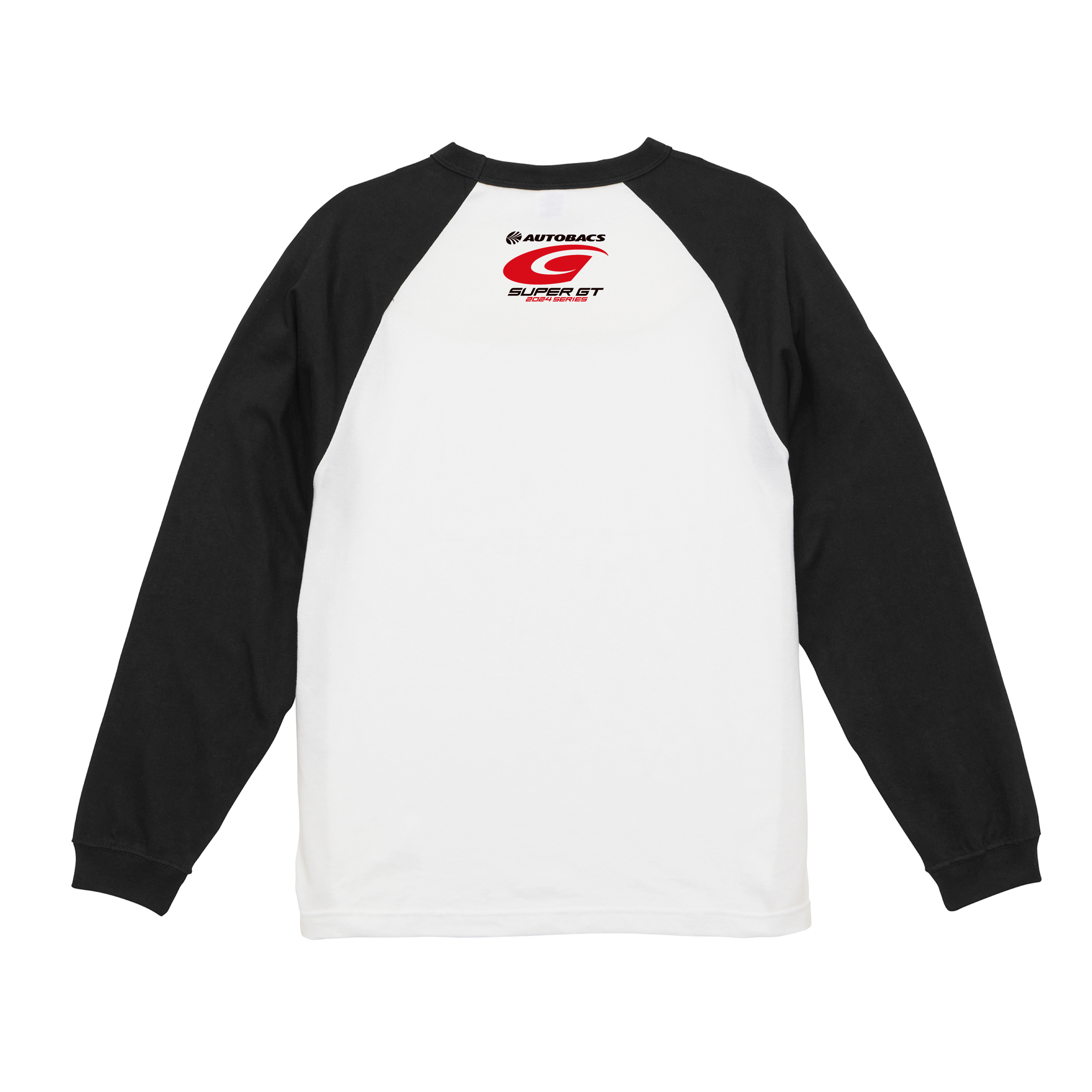 2024シリーズロゴロングスリーブTシャツ（ブラック×ホワイト/Lサイズ）