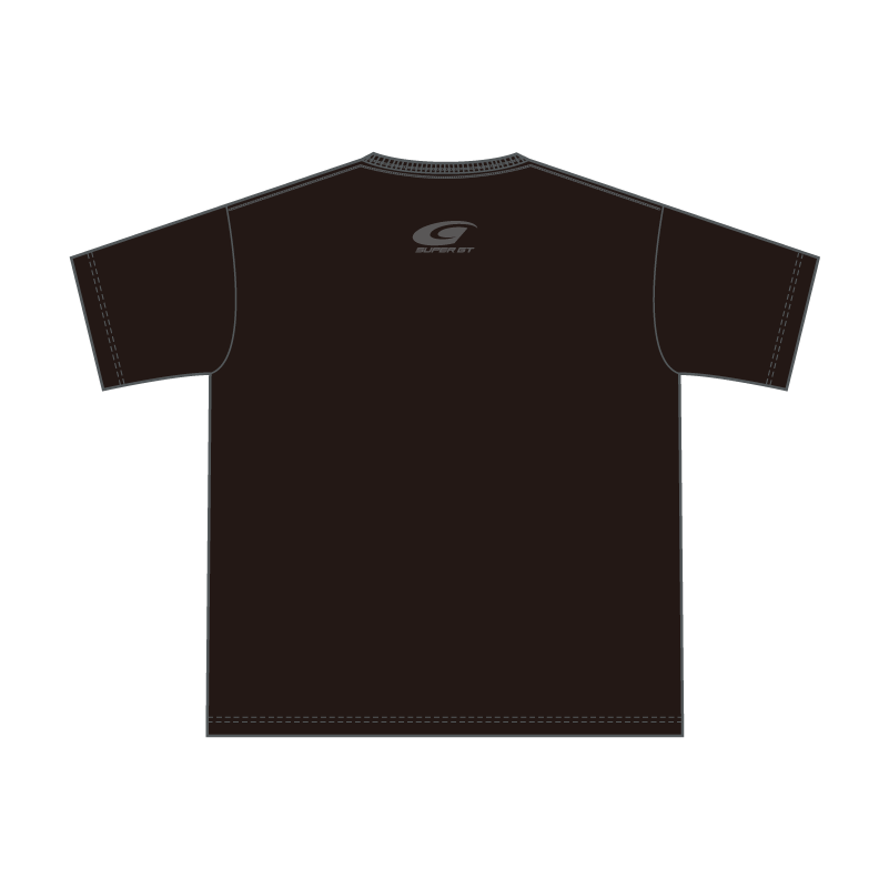 エンボスロゴ半袖シャツ（ブラック/Mサイズ）