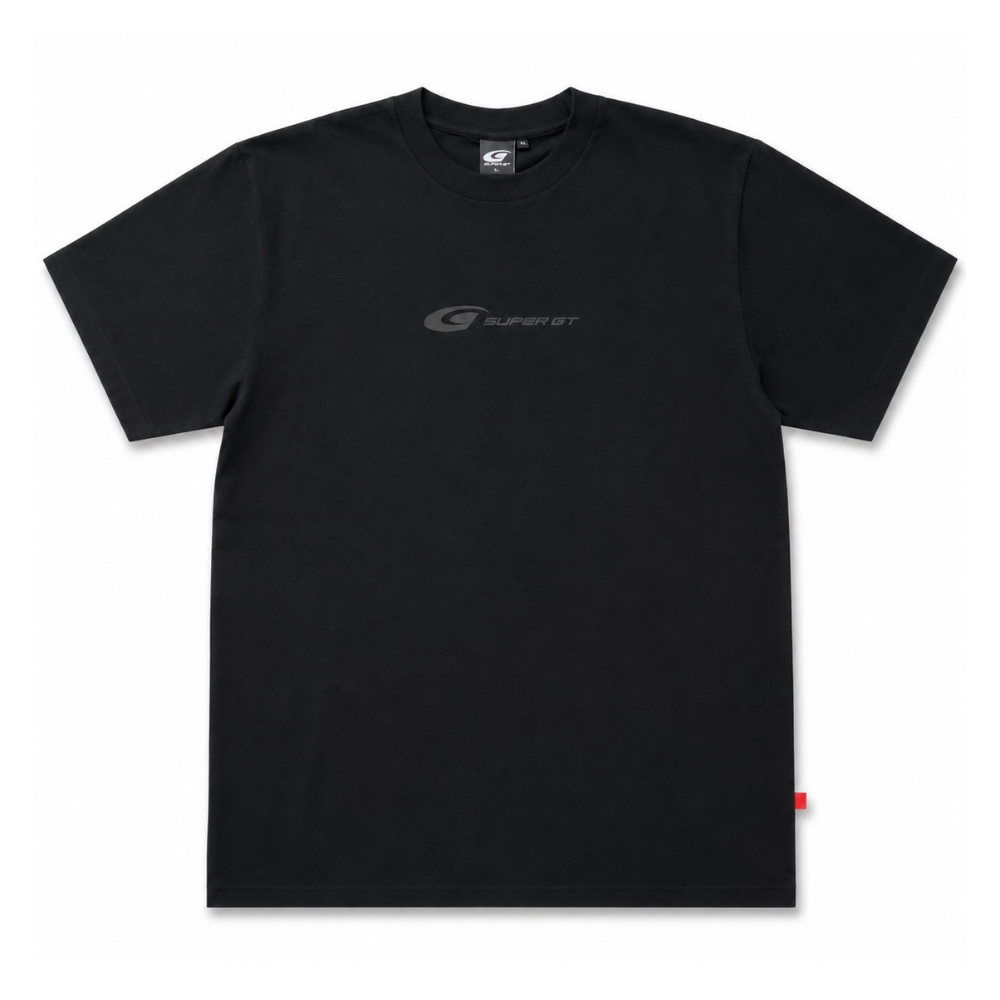 レイヤープリントTシャツ(ブラック/XLサイズ)