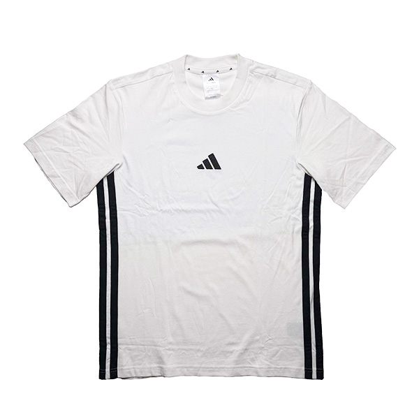adidas ESS 3ST Tシャツ (ホワイト/Lサイズ）
