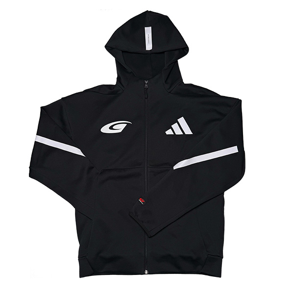 adidas Z.N.Eフルジップフーディー (ブラック/Mサイズ）