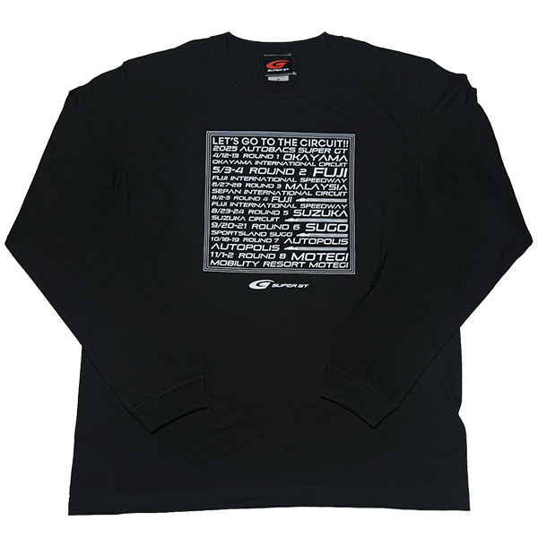 2025ツアーグラフィック　ロングスリーブTシャツ（ブラック/3Lサイズ）