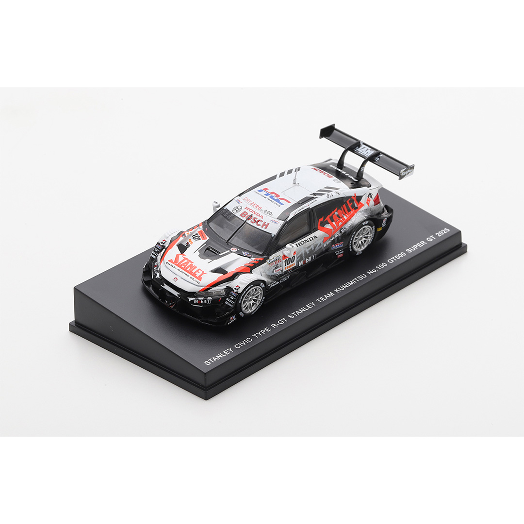 1/64 2025 No.100 STANLEY CIVIC TYPE R-GT / STANLEY TEAM KUNIMITSU