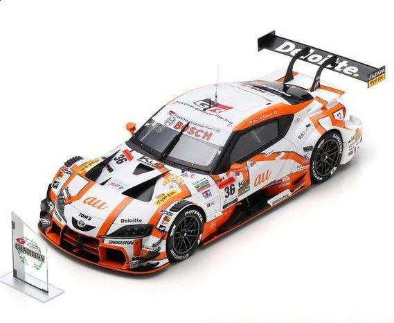 [1/18 scale] 2023 au TOM'S GR Supra No. 36 TGR TEAM au TOM'S Champion GT500 SUPER GT 2023