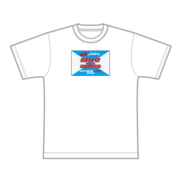 SUPER GT x オートメッセ x in 愛知 ドライTシャツ (ホワイト/Lサイズ）
