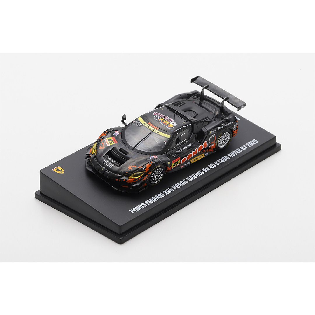 【予約受付】1/64 2025 No.45 PONOS FERRARI 296 PONOS RACING GT300 SUPER GT 2025