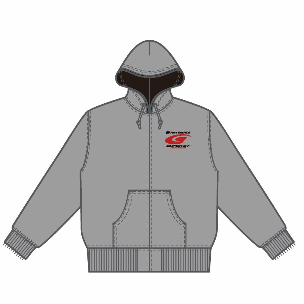 2026シリーズロゴパーカー(グレー/Lサイズ)