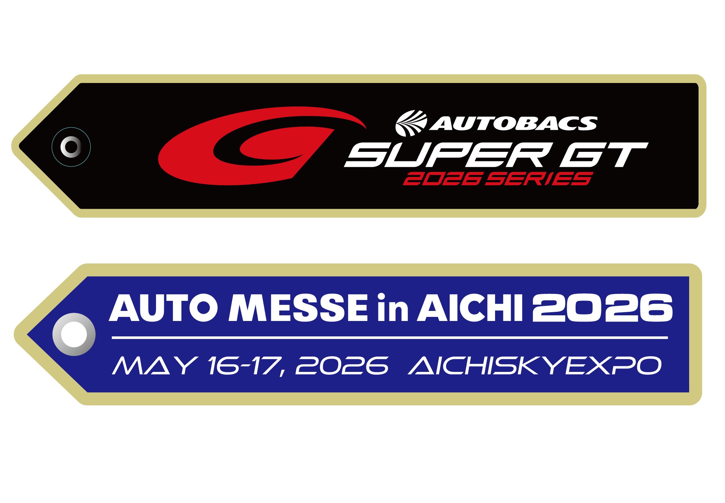 SUPER GT featuring AUTO MESSE in AICHI 2026 コラボフライトタグ